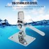 Pissente Polished 316 Stainless Steel VHF Antenna Mount, Adjustable Ratchet Base Mount for Boat 1 Inch Antenna, Fits RVs, Yachts, Speedboats view 4