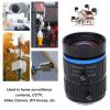 10MP C Mount CCTV Lens, 25mm Length, Manual Iris Surveillance Cameras, Sturdy Aluminum Alloy Shell, Wide Application in CCTV, TV, Video Cameras view 3