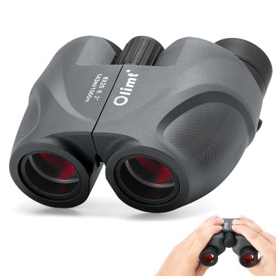 8x25 Compact Binoculars, Small Lightweight Handheld Portable Mini Pocket BAK-4 Prism 8.2 Wide Angle View ED Lens Professional HD Optics for Adults Outdoor Travel Bird Watching Hiking Birding Concert