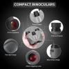 8x25 Compact Binoculars, Small Lightweight Handheld Portable Mini Pocket BAK-4 Prism 8.2 Wide Angle View ED Lens Professional HD Optics for Adults Outdoor Travel Bird Watching Hiking Birding Concert view 2