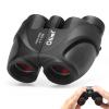 6x25 Compact Binoculars, Mini Pocket Small Portable Size 9.5 Wide Angle Field of View 21mm Large Eyepiece ED Glasses Bak-4 Prism Professional HD for Adults Travel Sports Cruise Birding Opera view 1