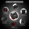 6x25 Compact Binoculars, Mini Pocket Small Portable Size 9.5 Wide Angle Field of View 21mm Large Eyepiece ED Glasses Bak-4 Prism Professional HD for Adults Travel Sports Cruise Birding Opera view 2
