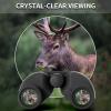 6x25 Compact Binoculars, Mini Pocket Small Portable Size 9.5 Wide Angle Field of View 21mm Large Eyepiece ED Glasses Bak-4 Prism Professional HD for Adults Travel Sports Cruise Birding Opera view 4