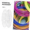PLAFOPE Reel Spool Holder Rolling Spool Extension Cord Reel Plastic Compact Portable for 3D Printing view 3