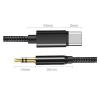 ACGTUY USB Type C to 3.5mm Aux Cable Adapter Jack 3.5 Usbc Male Connector Typec Headphones Cabel(Black) view 4