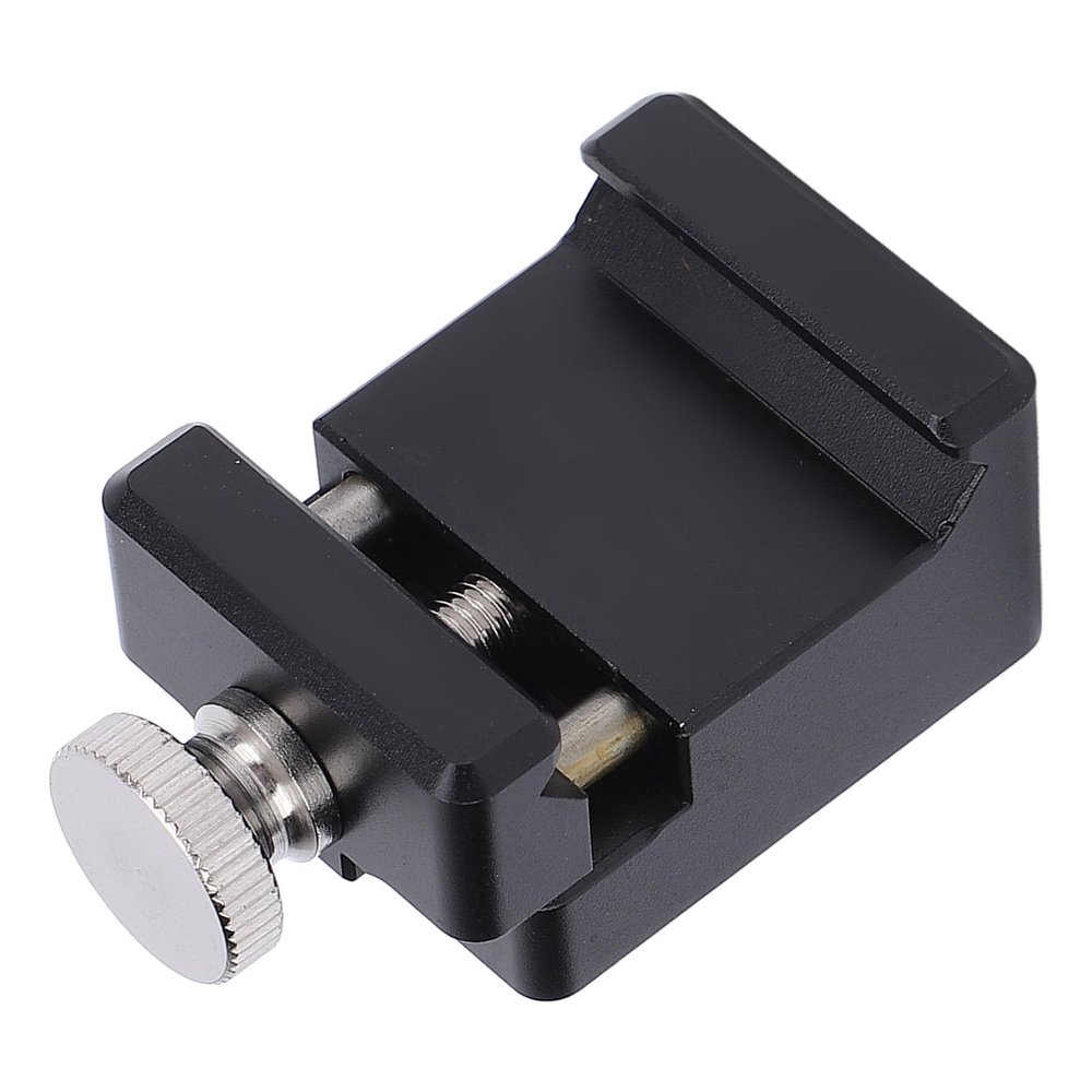 Sanpyl Adjustable Rail Clamp Cold Shoe Mount Aluminum Alloy Quick Release Clamp for Ronin RSC 2 RS 3 Stabilizer, with Rail, for Seamless Installation on Rigs