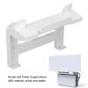 2 in 1 Gen 3 Router Mount & V3 Power Supply Brackets Holder - Internet Kit Satellite, ABS V3 Mesh Router Wall Holder, Space Saving view 2