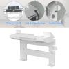 2 in 1 Gen 3 Router Mount & V3 Power Supply Brackets Holder - Internet Kit Satellite, ABS V3 Mesh Router Wall Holder, Space Saving view 3