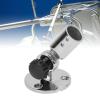 Marine Antenna Mount, Stainless Steel Bracket 180 Degree Adjustable Antenna Holder for Boats Yachts Docks Marine Equipment Easy Installation Weather Resistant Antenna Positioning view 3