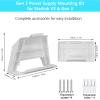 V3 Mount, Gen 3 Router Wall Mount with Power Supply Mounting Kit V3 & Gen 3 High Performance Standard Router, Space Saving view 2