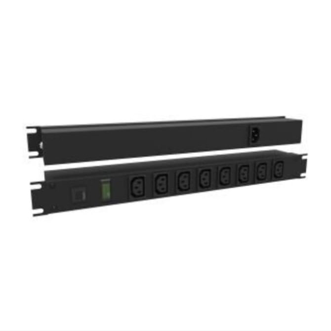 1583T8E1BK,Power Outlet Strips PowerOutletStrip IEC 19" 8Receptacle Rear