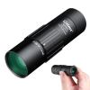10x25 Monocular Telescope, Compact Mini Pocket Size Waterproof Fogproof for Bird Watching Hiking Camping, Black view 1