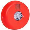 ELHSRC-N Pack of 6 Horn Strobes, Red; No Lettering; Clear Lens; LED Technology; Indoor; Ceiling Mounting; 15/30/75/110/150/177 cd; 86 dBA Sound Level; 24V; Mounting Plate Included view 2