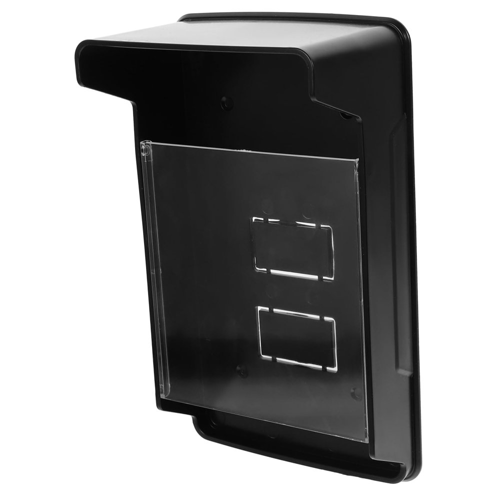 WOONEKY Weatherproof Doorbell Cover for Control for Doorbell and Fingerprint Device Design for Rain and Sun Protection