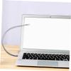 Angoily 4pieces USB Led Reading Lamp Flexible Gooseneck Light for Laptop Desktop Eye Protection for Office Bedroom Cafe Portable Lightweight Design view 4