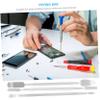 TOBBOMEY Stainless Steel Opening Tool Dual- Prying Bar for Mobile Phone Tablet and Laptop Disassembly for Electronics Repair and Maintenance view 4