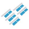 5 Set Privacy Screen Replacement Set Adhesive Strips and Slide Mount Holder Tabs for Computer view 2