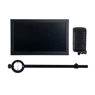 Microscope Observation HDMI VGA Industrial Monitor 11.6 Inch LCD IPS Displayer Monitor + 33mm 25mm Stand Holder for Stereo Microscope Video Microscope(LCD with 32mm Arm)