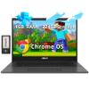 ASUS Chromebook CM1402 14" FHD Anti-Glare Laptop, MediaTek Kompanio 520, 4GB LPDDR4X, 224GB Storage(64GB eMMC+160GB Docking Station Set), HD Webcam, WiFi 6, Bluetooth, Chrome OS, Gravity Gray view 1