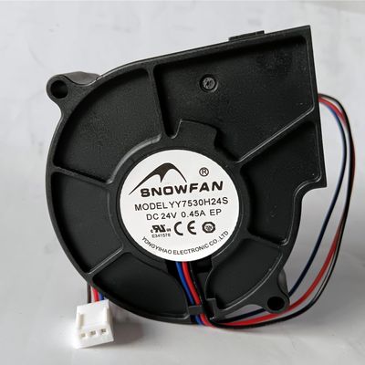 YY7530H24S Blower for YY7530H24S 24V 0.45A 7CM 757530mm Turbo Cooling Fan