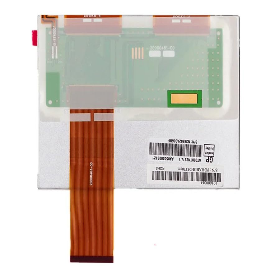 5''inch 640(RGB)480 50 pins FPC LCD Screen for Innolux AT050TN22 V1 AT050TN22 V.1 TFT-LCD LCD Screen Display Panel Module (Without Touchscreen)