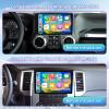 10 Inch Android 13 Car Radio Stereo Compatible with Jeep Wrangler (2007-2018), Dodge Ram(2009-2012), JK, Compass. Wireless CarPlay & Android Auto, Touchscreen, 2+64GB. WiFi/BT/GPS/FM/Backup Camera/SWC view 3