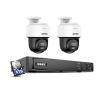 ANNKE 3K Security Camera System with PT Auto-Tracking, 345Pan 80Tilt, 3K PoE Cameras Home Surveillance Wired Outdoor, Smart AI Detection, Smart Dual Light & 2-Way Talk, 8CH NVR 6TB HDD,CPT500 view 1