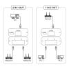 1000 Mbps Network Switch: Gigabit Ethernet Switch 1000Mbps 2-in-1 Out / 1-in-2 Out Bidirectional RJ45 Network Splitter for Professional Use view 4