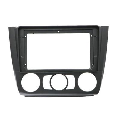 AYYDXRK 9 INCH Car Audio Big Screen Fascia Frame Adapter Compatible with 1 Series 2008-2012 DVD Player Fitting Panel Frame Kit Install Mount Kit(Black)