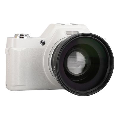 4K Digital Camera, 2.88in Autofocus 58MP Vlogging Camera for Photography and Video, Portable 20X Zoom Compact Digital Camera for Live Streaming (White)