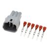 1 Set Sum1tomo MT090 6 Pin Male Female Waterprof Auto Connector p/Lug 6187-6561 6180-6771(Male Set) view 1