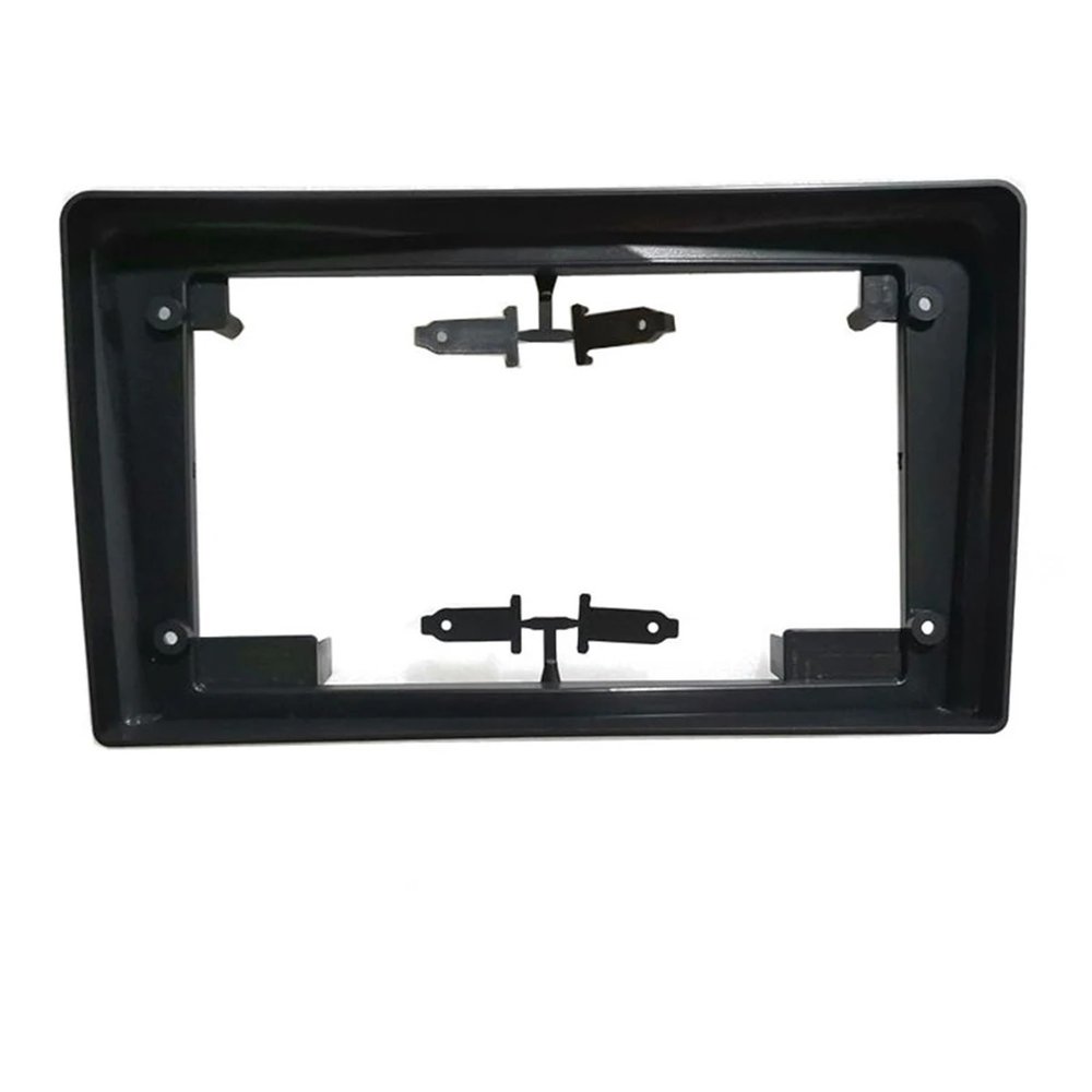 ZYRIOUV 9 INCH 2 Din Car Fascia Panel Dash Mount Installation Double Din DVD Frame Compatible with Astra H Zafira 2005-2014 Central Control Accessories(Black)