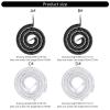 Moynagh RJ9 RJ11 4P4C Phone Line with Spring Designing Stretchable Durability Cord for Home Or Office Clear Calls view 3