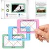 CLPA Square Diagonals Viewfinder: Credit Card-Sized Composition Grids for Video, Photography & Art in 4:3, 3:2, & 16:9 view 1