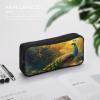 Beautiful Peacock Pencil Case Large Pencil Pouch Organizer Portable Pen Case Pen Bag Pencil Storage for Office Supplies view 4