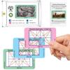 CLPA Dynamic Symmetry Root 2 - Directors and Artists Camera and Drawing Viewfinder: Credit Card-Sized Composition Grids for Video, Photography & Art - Set of 3 View Finders in 4:3, 3:2, & 16:9 view 1