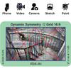CLPA Dynamic Symmetry Root 2 - Directors and Artists Camera and Drawing Viewfinder: Credit Card-Sized Composition Grids for Video, Photography & Art - Set of 3 View Finders in 4:3, 3:2, & 16:9 view 3