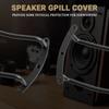 10 inch Speaker Grill Cove Metal Bar Grille 10 Inches Speaker Subwoofer Grill Grille Cover 2 Wave Bars for Home/Car Speaker, Audio - Pack of 2 view 3