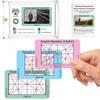 CLPA Dynamic Symmetry Root 3 Directors and Artists Camera and Drawing Viewfinder: Credit Card-Sized Composition Grids for Video, Photography & Art - Set of 3 View Finders in 4:3, 3:2, & 16:9. view 1