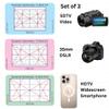 CLPA Dynamic Symmetry Root 3 Directors and Artists Camera and Drawing Viewfinder: Credit Card-Sized Composition Grids for Video, Photography & Art - Set of 3 View Finders in 4:3, 3:2, & 16:9. view 2