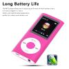 Portable MP3 Player, Music Player with Earphones, 1.8in Screen Portable Digital Music Player, with Video Playback, Picture Function, Voice Recorder, E Book Function (Plus 8GB Card) view 2
