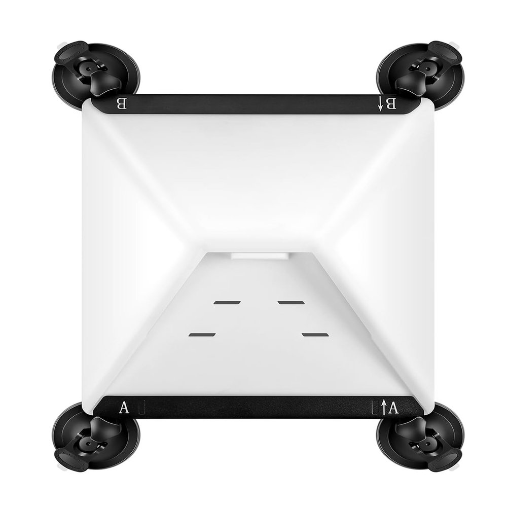 A AKRAF Starlink Mini Car Mount, Aluminum Suction Cup Mount for Car Windows and Sunroofs, Strong Suction Design with Soft EVA to Protect The Mini Dish and Ensures Stable Satellite Signal