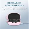 Case for JBL Live Pro 2 Wireless Noise Canceling Earbuds, Soft Silicone Protective Portable Scratch Shock Resistant Shell with Cleaner Kit & Carabiner & LanyardPink view 3