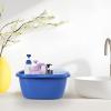 Saedy 3 Pack 16 Quart Plastic Square Wash Basin, Deep Dishpans for Washing view 4