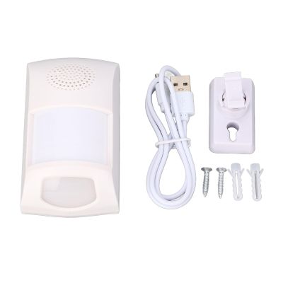 Gavigain PIR Motion Sensor, USB Powered, 110 Wide Angle Detection, Customizable Alarm Modes, Tuya Smart App Control, for Home Office Security