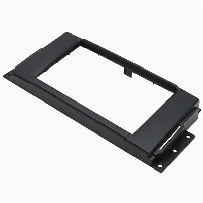 2 Din Car Radio Frame DVD Stereo Panel Trim Kit Facia Cover Compatible for Land Rover Discovery 2007-2011 Range 2005-2009(173x98mm)
