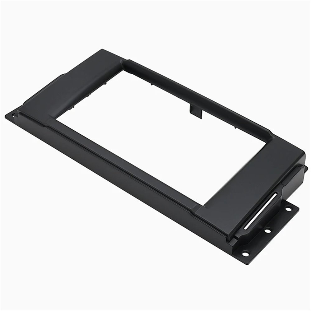 2 Din Car Radio Frame DVD Stereo Panel Trim Kit Facia Cover Compatible for Land Rover Discovery 2007-2011 Range 2005-2009(173x98mm)
