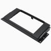 2 Din Car Radio Frame DVD Stereo Panel Trim Kit Facia Cover Compatible for Land Rover Discovery 2007-2011 Range 2005-2009(173x98mm) view 1