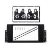 2 Din Car Radio Frame DVD Stereo Panel Trim Kit Facia Cover Compatible for Land Rover Discovery 2007-2011 Range 2005-2009(173x98mm) view 3
