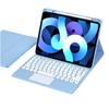 NUWONAYA Keyboard Case for iPad Pro 11 inch (M5/M4) 2025/2024 with Touchpad, Candy Color Round Keys Magnetic Detachable Keyboard with Multi-Touch Trackpad and Pencil HolderMisty Blue view 1